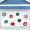 Xmas Ball Garage Door Decorations Magnets, Holiday Refrigerator Kitchen Decor