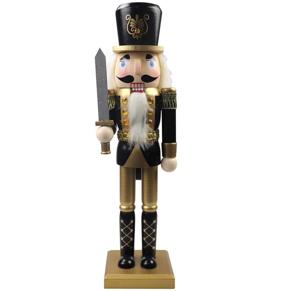 Nutcracker Ornament Gift for Home, Outdoor Sculpture Figurines, Garden Room Decor and Bedroom Decoration Items