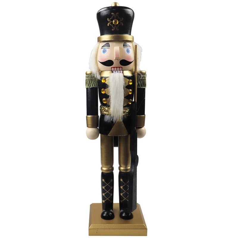 Nutcracker Ornament Gift for Home, Outdoor Sculpture Figurines, Garden Room Decor and Bedroom Decoration Items