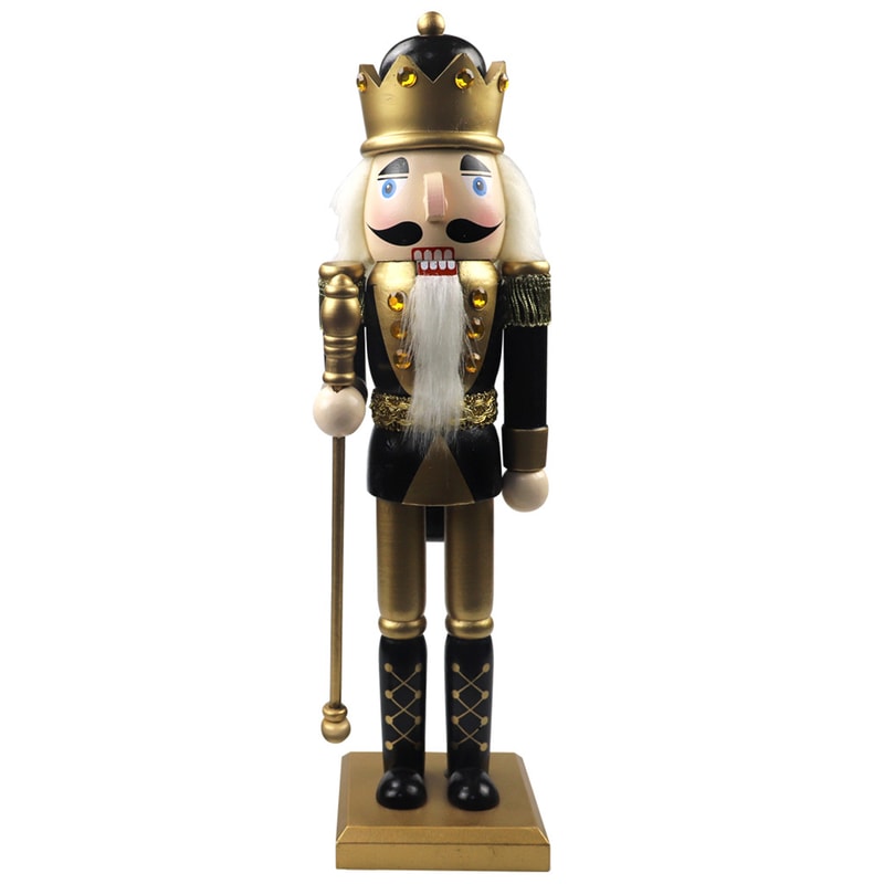 Nutcracker Ornament Gift for Home, Outdoor Sculpture Figurines, Garden Room Decor and Bedroom Decoration Items