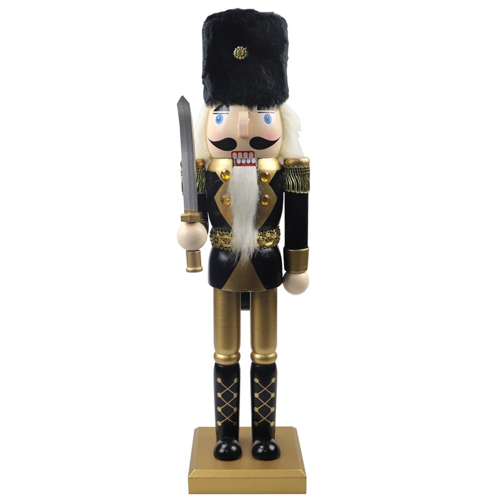 Nutcracker Ornament Gift for Home, Outdoor Sculpture Figurines, Garden Room Decor and Bedroom Decoration Items