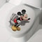 Cute Mickey Mouse Bathroom Wall Sticker, Themed Fun Toilet Sticker for Windows, Porches, Mirrors