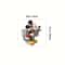 Cute Mickey Mouse Bathroom Wall Sticker, Themed Fun Toilet Sticker for Windows, Porches, Mirrors