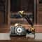 Retro Telephone Ornament, Aged and Weathered Home Decor, Vintage Craft Item for Living Room