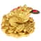 Lucky Feng Shui Toad, Golden Frog Coin Ornament, Wealth Fortune Tabletop Car Gifts