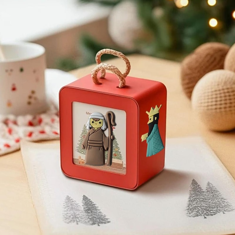 Christian Jesus Fridge Magnet Sticker, Religious Christmas Kitchen Magnets for Refrigerator