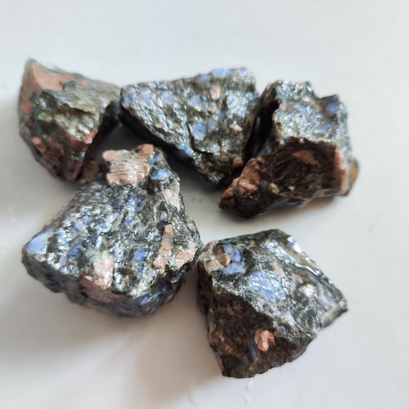 Stone Reiki Specimen, Glaucophane Blue Natural, Stone for Meditation, Unprocessed Research Stone Home Decor