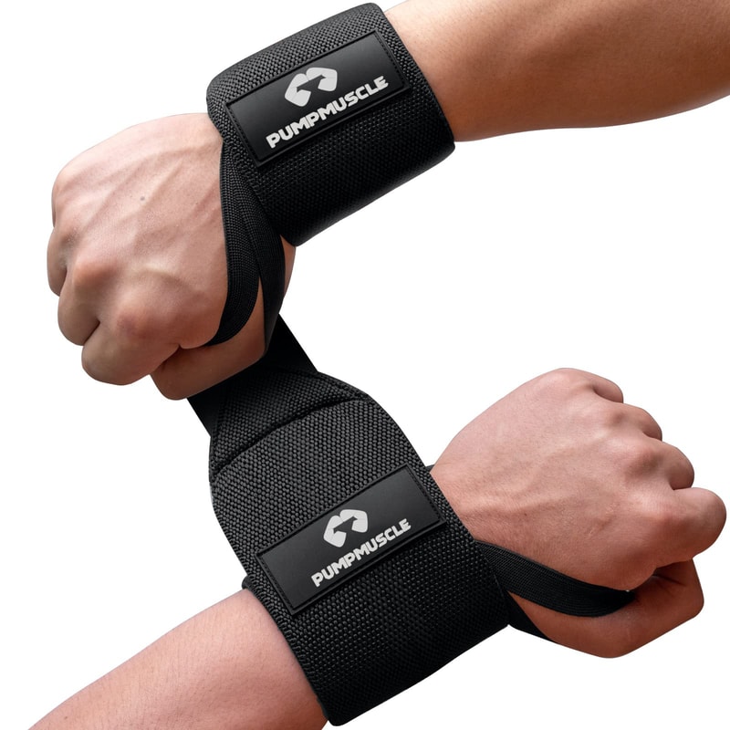 Wraps, Bench Press Bar Grip Assist Pads, Dumbbell Hand Straps for Weightlifting & Gym Sports