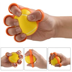 finger exercise hand therapy ball, grip strength trainer for rehabilitation and stress relief