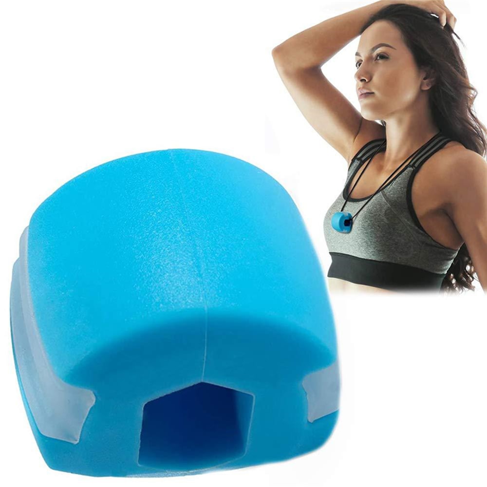 Jawline Simulator, Silica Gel Face Fitness Ball, Reduce Double Chin with Gym Fitness Training