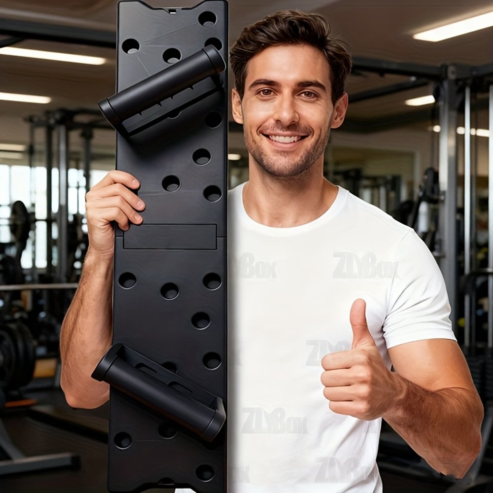 Foldable Portable Multifunctional PushUp Board Set With Handles Fitness Equipment For Arms Chest Ab 5