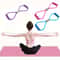 Elastic Exercise Bands with Figure & Foot Pedal for Body Stretching, Yoga, and Gym Workouts