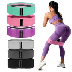 elastic resistance booty bands for glute & thigh strength, fitness strips, stretch loops for squats, yoga, gym equipment