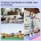 Home and Office Fitness Equipment – Multi-Functional Abdominal Exercise Board with Auto-Rebound Resistance Bands