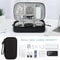 Portable Waterproof Double Layer Cable Organizer Pouch Tech Gadget Travel Case For Power Bank Charg 0