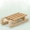 Wooden Sleigh Snow Sled Ornament, Desktop Craft, Home Decor, Doll House Accessories