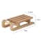 Wooden Sleigh Snow Sled Ornament, Desktop Craft, Home Decor, Doll House Accessories
