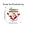 Christmas Wall Sticker Santa Claus, Self-Adhesive Removable Decoration for Bedroom, Bathroom, Toilet with English Slogan