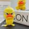 Angry Yellow Duck Statue, Humorous Indoor/Outdoor Funny Duck Decoration for Home and Car