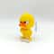 Angry Yellow Duck Statue, Humorous Indoor/Outdoor Funny Duck Decoration for Home and Car
