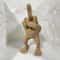 Funny Decorations Middle Finger with Legs Statue, Car Desk Ornament for Home or Office