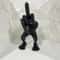 Funny Decorations Middle Finger with Legs Statue, Car Desk Ornament for Home or Office