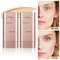 Hydrating Foundation with Natural Glow, Lightweight Double-Ended Makeup for Radiance, Waterproof with Built-In Brush
