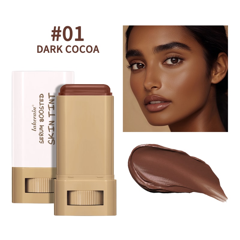 Smooth Plumper, Colors Balm Serum Boosted, Foundation Stick, High Coverage, Travel Bronze Makeup