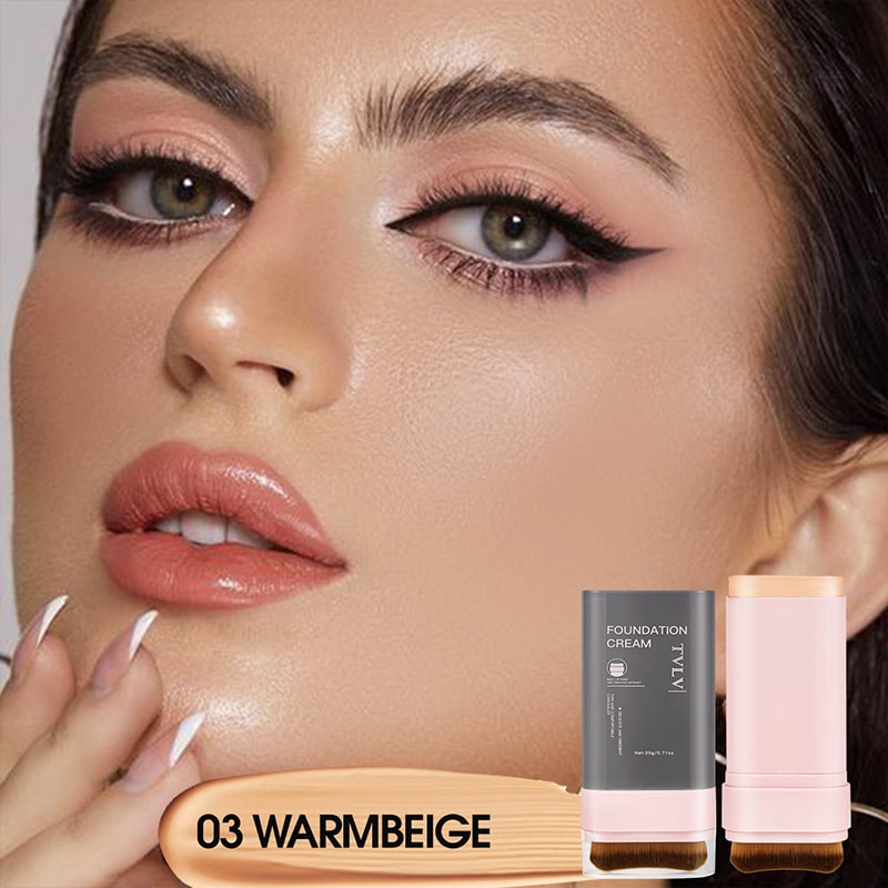 Lightweight Shades with Built-In Brush - Cream Finish, Waterproof