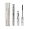 Black Silk Fiber Waterproof Mascara, Long Curling, Non-Clumping Eyelash Extensions in Metallic Tube Makeup for Eyes