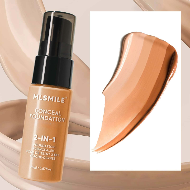 Matte Base Foundation Cream, Oil-Control BBCream, Long-Lasting Concealer Liquid for Professional Makeup