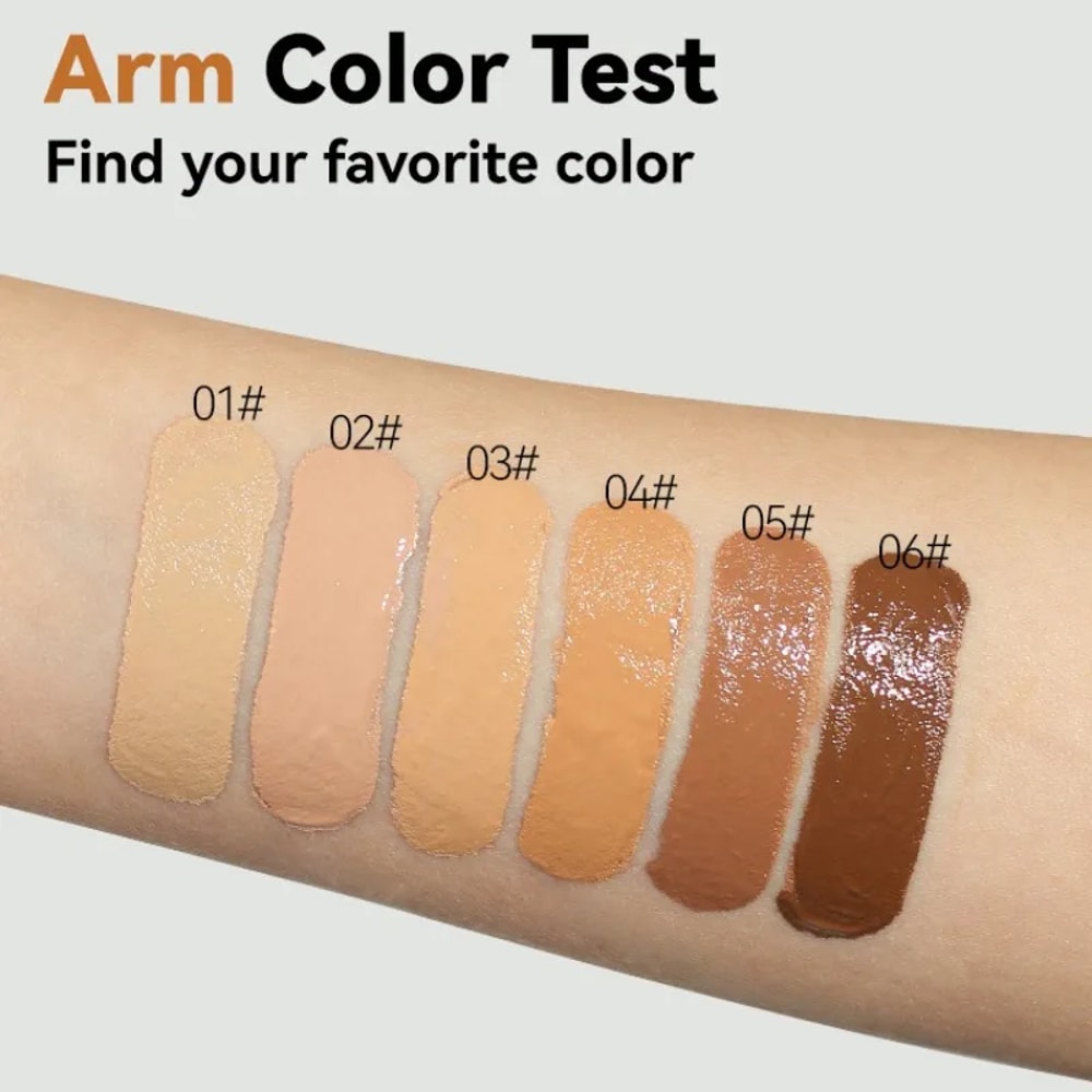 Matte Base Foundation Cream, Oil-Control BBCream, Long-Lasting Concealer Liquid for Professional Makeup