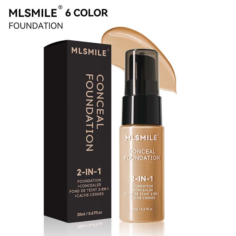 Matte Base Foundation Cream, Oil-Control BBCream, Long-Lasting Concealer Liquid for Professional Makeup