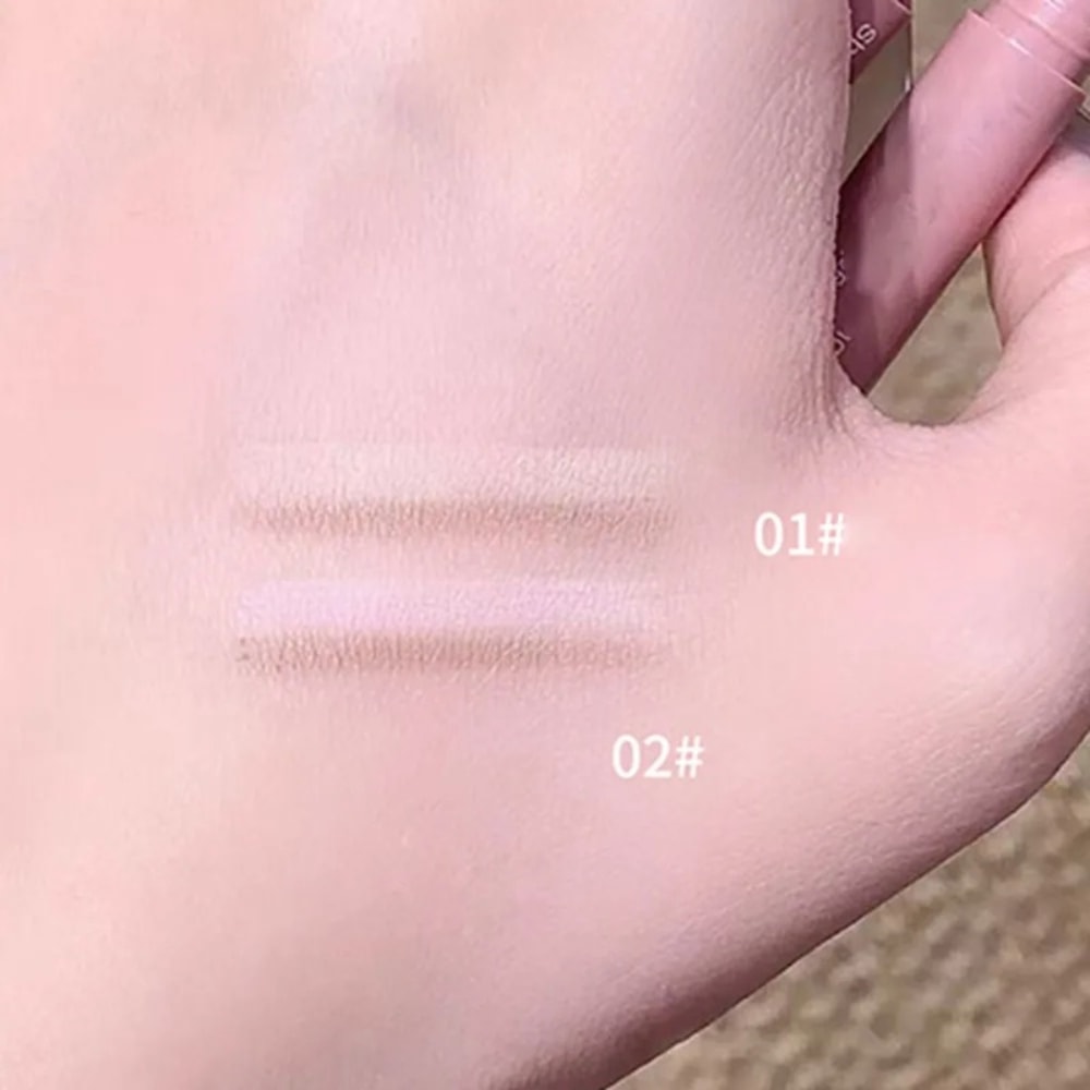 Natural Dual-Color Lying Silkworm Aegyo Sal Pencil, Waterproof Under-Eye Highlighter and Contour Makeup Pen