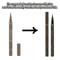 Newbie Brown Eyeliner Liquid Pen Waterproof Sweatproof Longlasting And Nonsmudged 4
