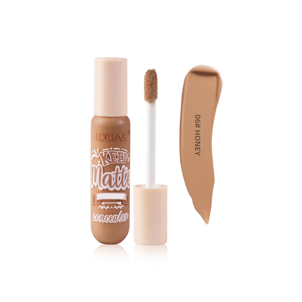 Natural Matte Concealer Cream Moisturizing Full Coverage Acne Dark Circle 9