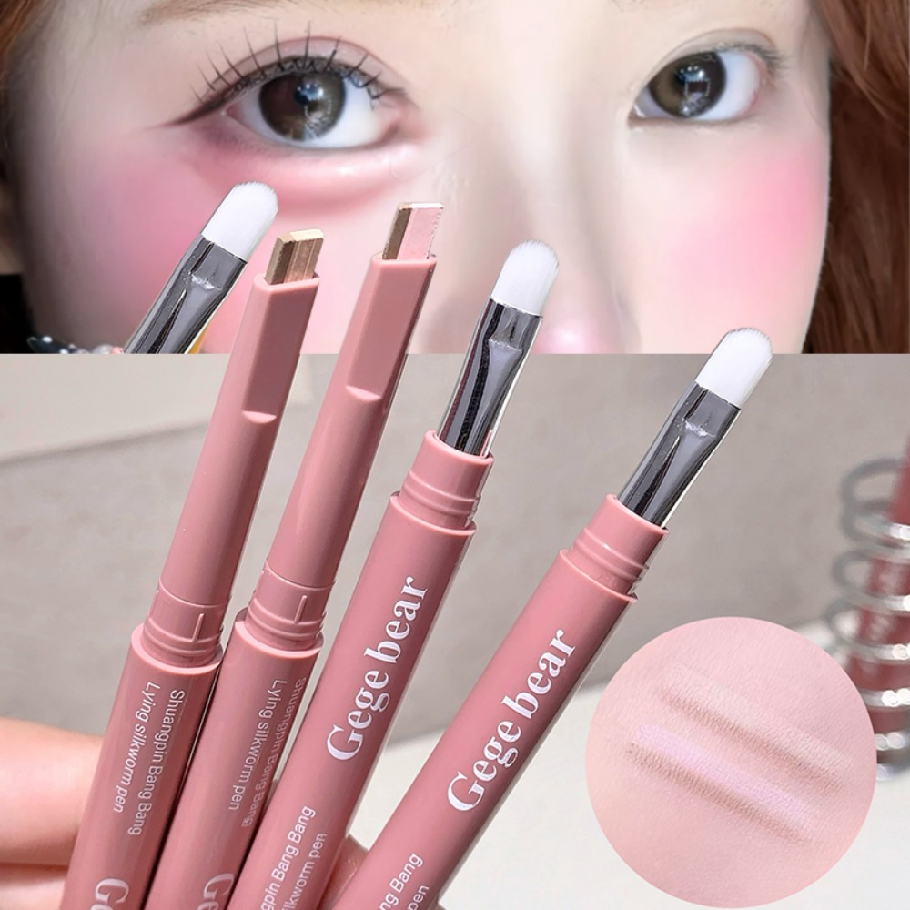 Nude Pink Highlighter Stick Aegyo Sal Brightening Shadow Lying Silkworm Lash Makeup For Beautiful E 1