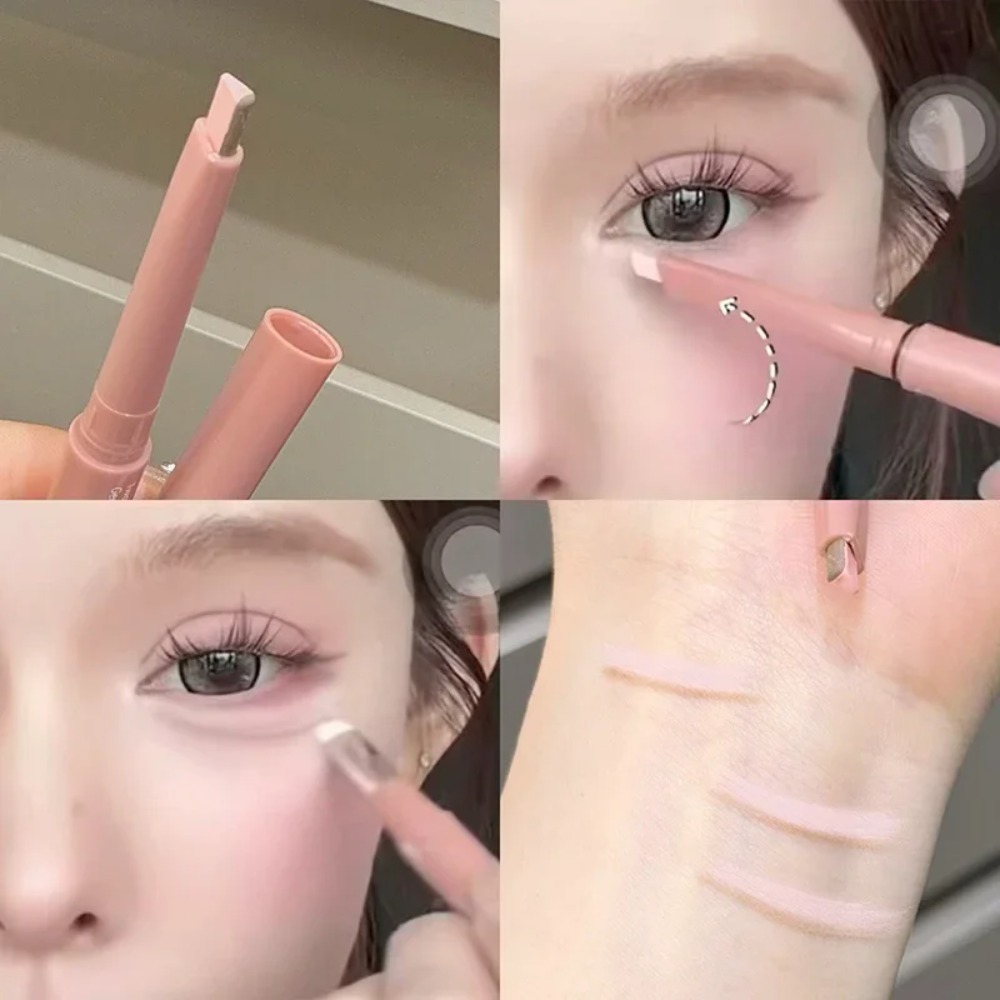 Nude Pink Highlighter Stick Aegyo Sal Brightening Shadow Lying Silkworm Lash Makeup For Beautiful E 7