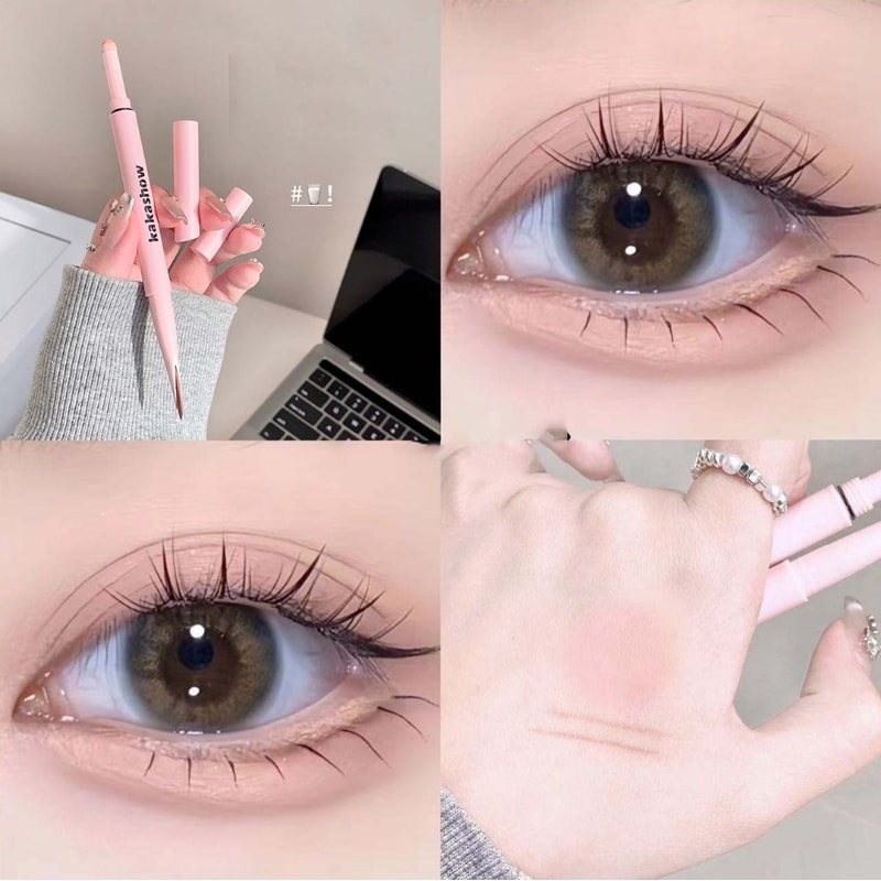 Diamond Glitter Matte Aegyosal Pen, Double-end Lying Silkworm Eyeliner for Cream Shadow Highlighter Makeup