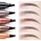 Waterresistant Fourend Eyebrow Pencil Nonsmudged Longlasting 0