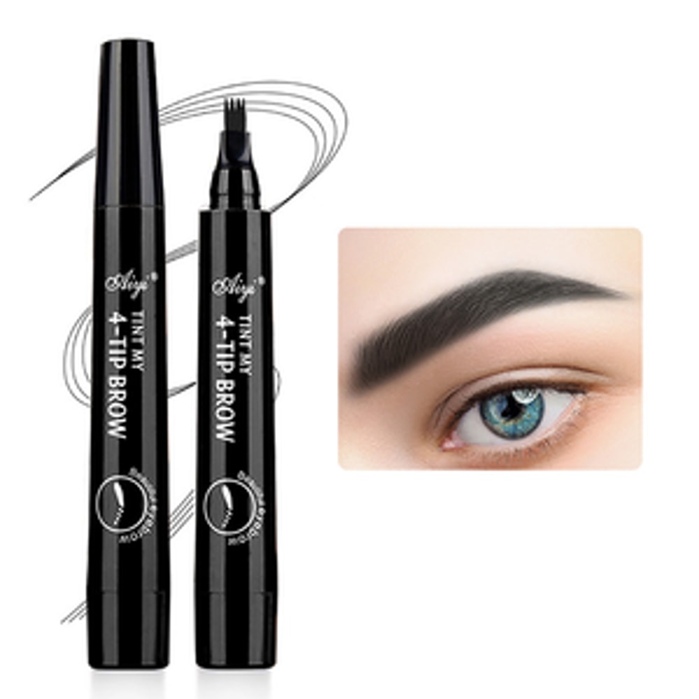 Waterresistant Fourend Eyebrow Pencil Nonsmudged Longlasting 10