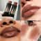 Long-lasting Red Brown Lipstick, Moisturizing Mirror Lipstick, Waterproof Lip Gloss for Valentine's Day Gift