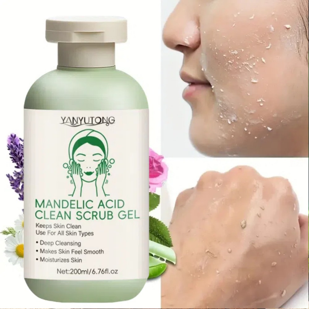 Facial Exfoliating Gel, Whitening Moisturizing Repair Scrub, Deep Pore Cleansing Skin Care