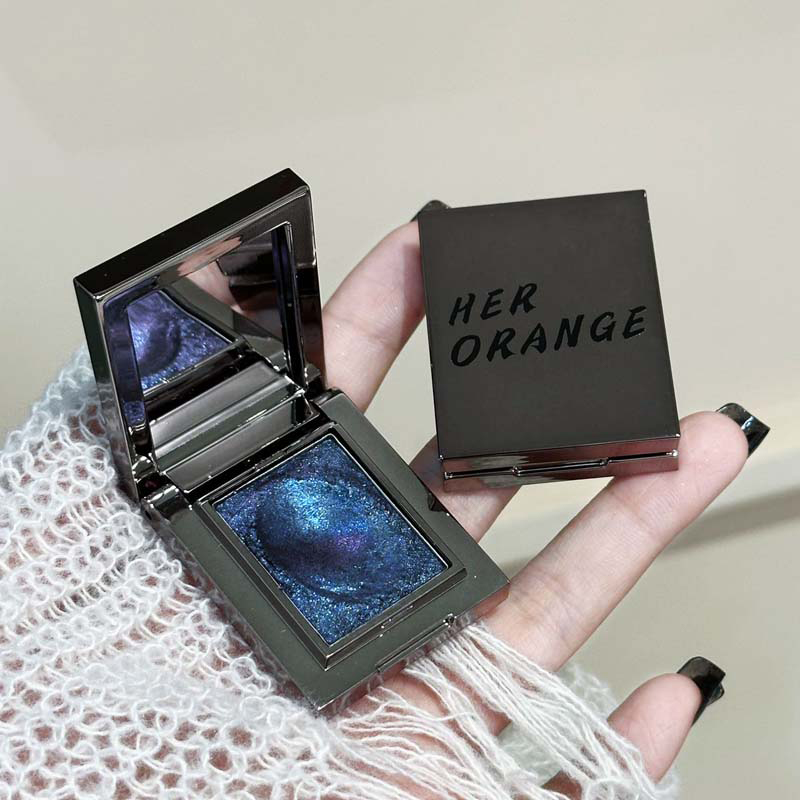 Fine Chameleon Dark Green Eyeshadow Mashed Potato Sparkling Pearlescent Palette For Brightening Mak 2