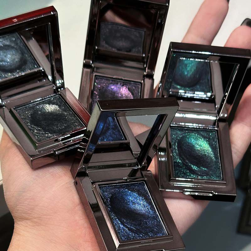 Fine Chameleon Dark Green Eyeshadow Mashed Potato Sparkling Pearlescent Palette For Brightening Mak 3