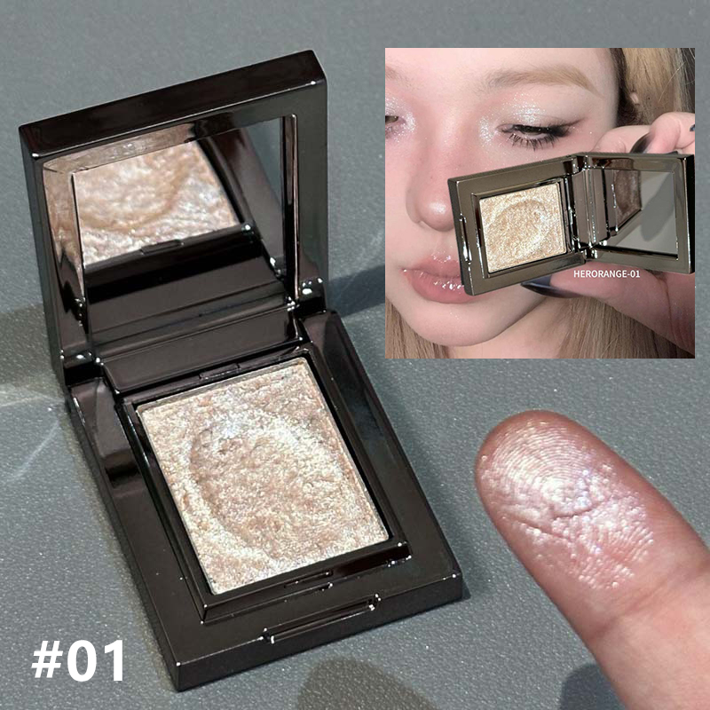 Fine Chameleon Dark Green Eyeshadow Mashed Potato Sparkling Pearlescent Palette For Brightening Mak 5