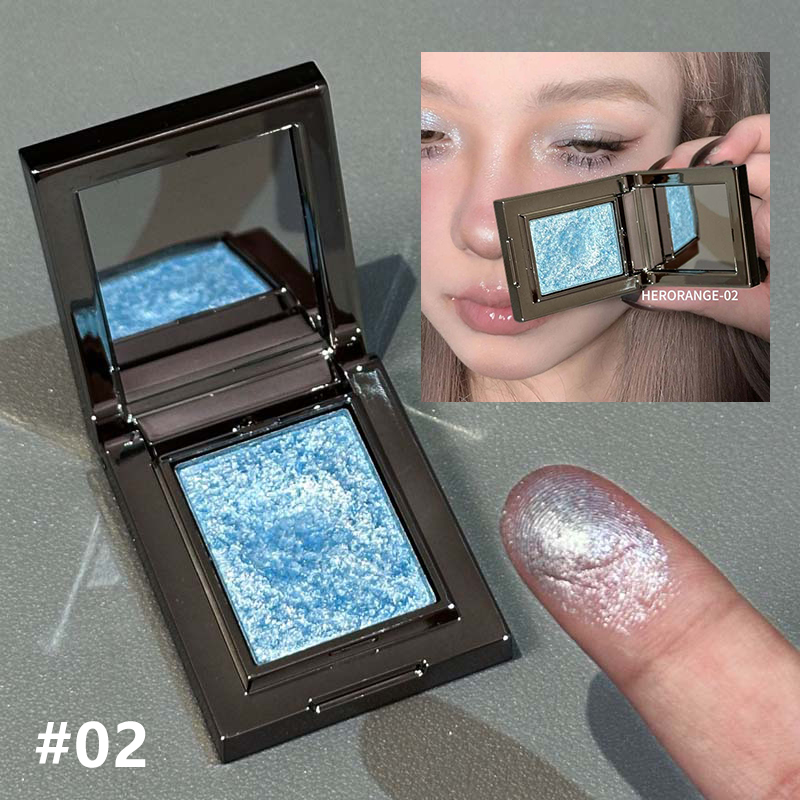 Fine Chameleon Dark Green Eyeshadow Mashed Potato Sparkling Pearlescent Palette For Brightening Mak 6