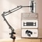 Long Arm Adjustable Bed Tablet Holder Rotatable Desktop Bracket Clamp