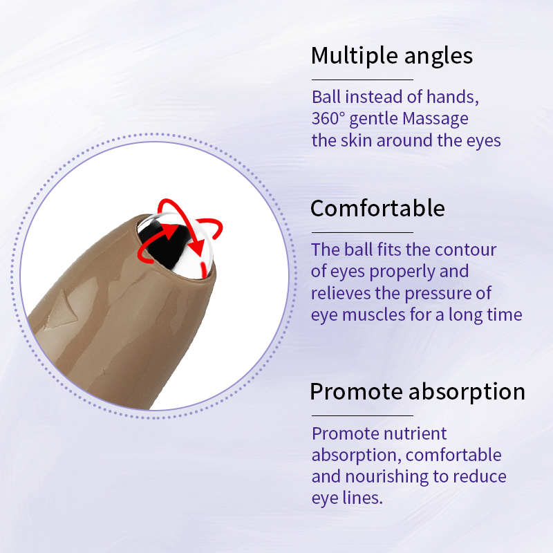 Refreshing Eye Serum with Hyaluronic Acid and Roller Ball for Hydrating and Fading Fine Lines