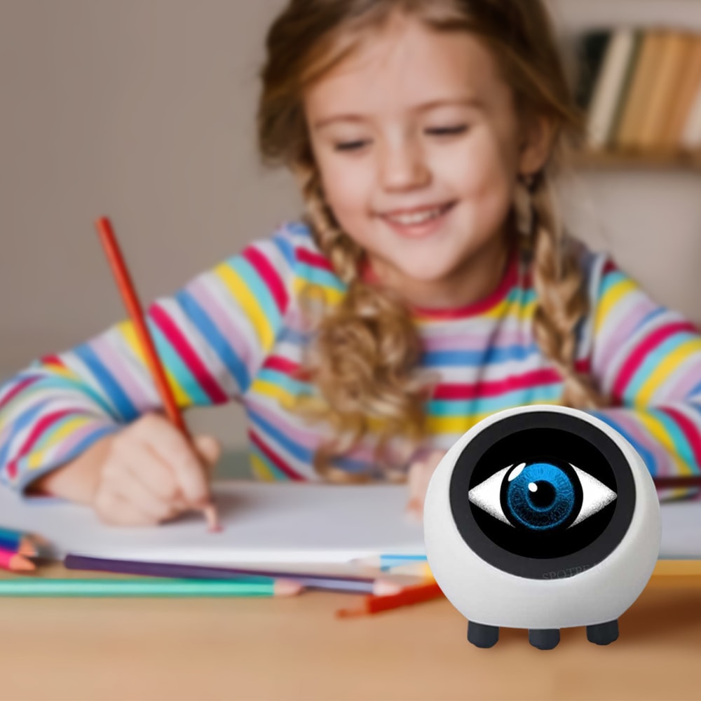 Development Board Clock, AI Voice Chat Robot Ornament, Modern Decor